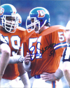 Bob Swenson Autographed/Signed Denver Broncos 8x10 Photo 13418