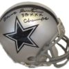 Barry Switzer Autographed/Signed Dallas Cowboys Riddell Mini Helmet JSA 13421
