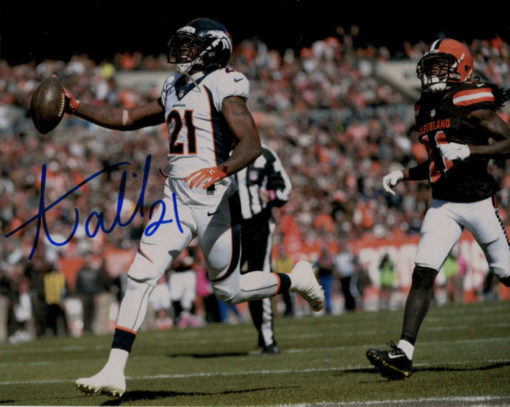 Aqib Talib Autographed/Signed Denver Broncos 8x10 Photo 13429