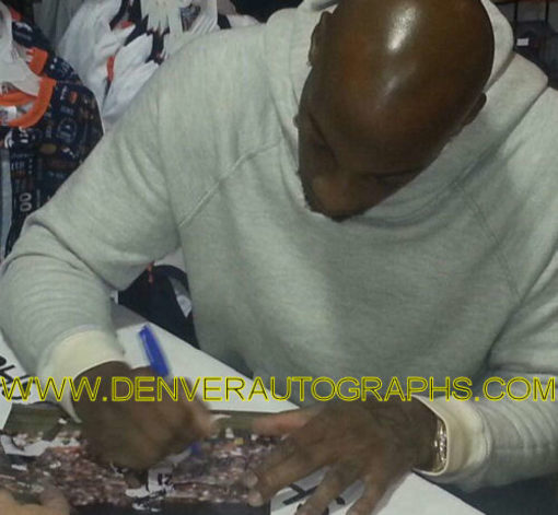 Aqib Talib Autographed/Signed Denver Broncos 8x10 Photo 13429