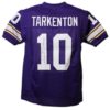 Fran Tarkenton Autographed Minnesota Vikings XL Purple Jersey HOF JSA 13447