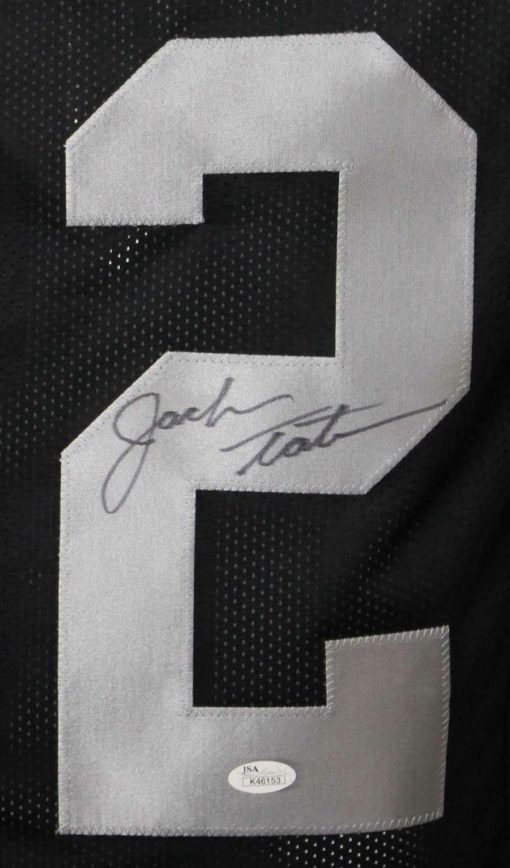 Jack Tatum Autographed/Signed Oakland Raiders XL Black Jersey JSA 13449