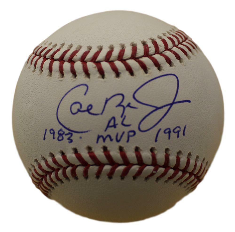 Cal Ripken Jr Signed Baltimore Orioles OML Baseball AL MVP JSA 13466