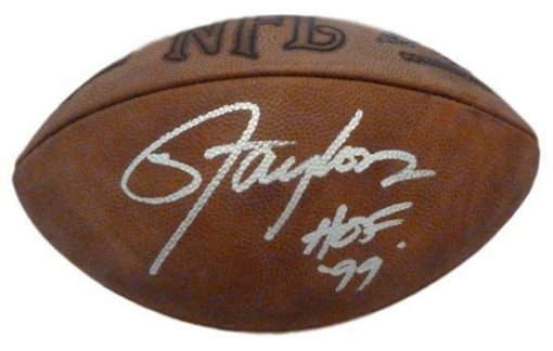 Lawrence Taylor Autographed New York Giants Official Football HOF JSA 13471