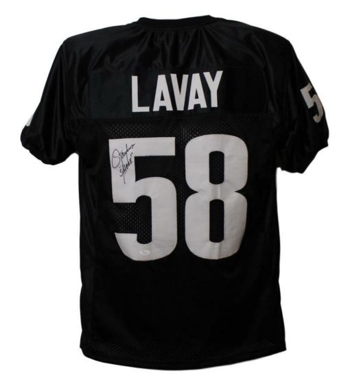 Lawrence Taylor Autographed Any Given Sunday Black XL Jersey Lavay JSA 13482