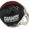 Lawrence Taylor Autographed/Signed New York Giants Mini Helmet JSA 13483