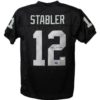 Ken Stabler Autographed/Signed Oakland Raiders XL Black Jersey JSA 13484