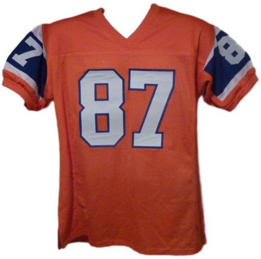 Lionel Taylor Autographed/Signed Denver Broncos XL Orange Jersey 13491