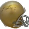 Manti Te'o Autographed Notre Dame Irish Full Size Replica Helmet JSA 13510