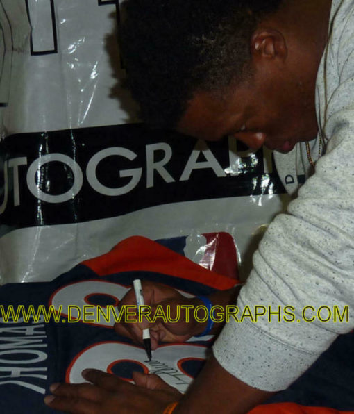 Demaryius Thomas Autographed Denver Broncos Blue Size XL Jersey PSA 13538