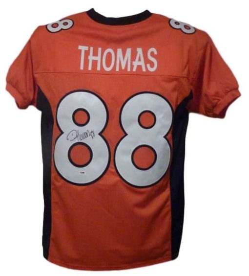 Demaryius Thomas Autographed/Signed Denver Broncos Orange Jersey PSA/DNA 13539