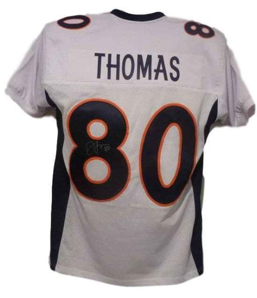Julius Thomas Autographed/Signed Denver Broncos White XL Jersey 13559