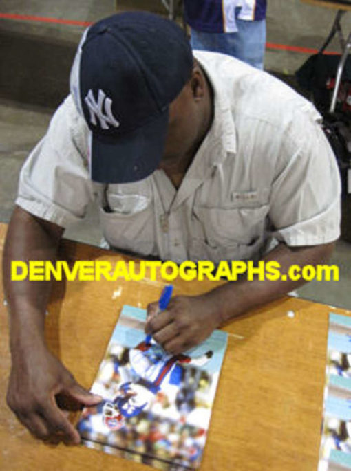 Thurman Thomas Autographed/Signed Buffalo Bills 8x10 Photo HOF 07 JSA 13564