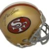 YA Tittle Autographed/Signed San Francisco 49ers Mini Helmet 13605