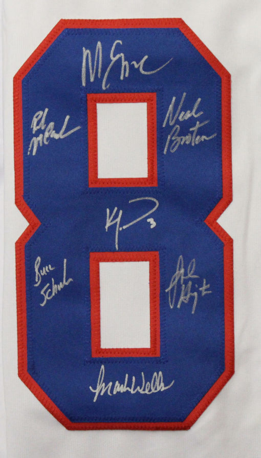 1980 USA Miracle On Ice Olympic Hockey Signed White XL Jersey 15 Sigs JSA 13662