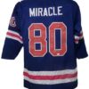 1980 USA Hockey Team Miracle On Ice Signed Blue XL Jersey 19 Sigs JSA 13666