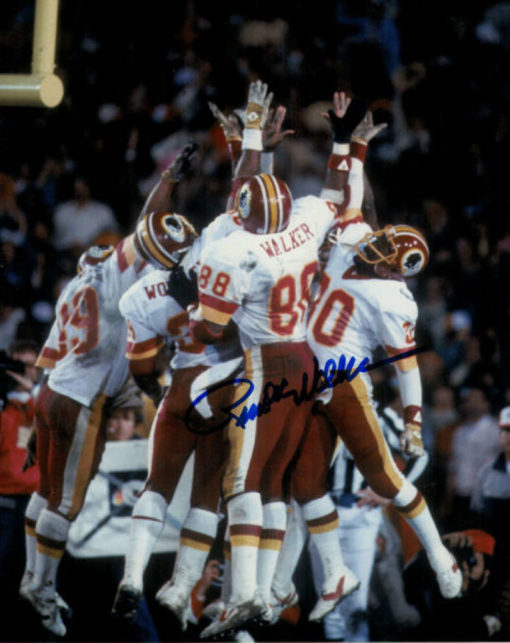 Richard Doc Walker Autographed/Signed Washington Redskins 8x10 Photo 13689