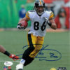 Hines Ward Autographed/Signed Pittsburgh Steelers 8X10 Photo JSA 13707 PF