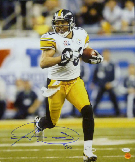 Hines Ward Autographed/Signed Pittsburgh Steelers 16x20 Photo JSA 13708