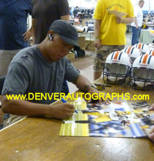 Hines Ward Autographed/Signed Pittsburgh Steelers 16x20 Photo JSA 13708