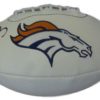 TJ Ward Autographed/Signed Denver Broncos White Logo Football 13718