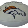 TJ Ward Autographed/Signed Denver Broncos White Logo Football 13718