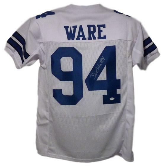 Demarcus Ware Autographed/Signed Dallas Cowboys Size XL White Jersey
