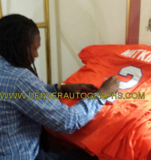 Sammy Watkins Autographed/Signed Clemson Tigers Orange XL Jersey JSA 13754