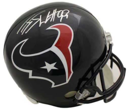 JJ Watt Autographed/Signed Houston Texans Replica Helmet JSA 13764