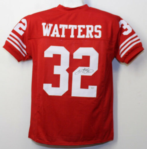 Ricky Watters Autographed/Signed San Francisco 49ers Red XL Jersey SGC 13765