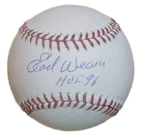 Earl Weaver Autographed/Signed OLM Baseball Baltimore Orioles HOF 96 JSA 13770