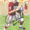 Roger Wehrli Autographed St Louis Cardinals Goal Line Art Card Black HOF 13780