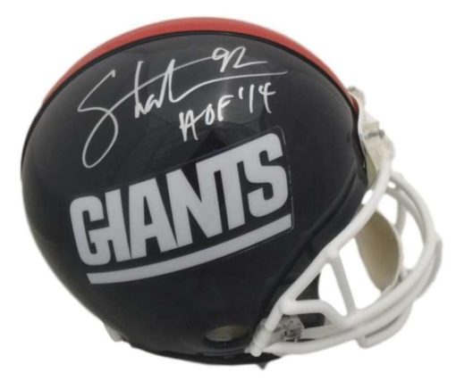 Michael Strahan Autographed New York Giants TB Proline Helmet HOF JSA 13786