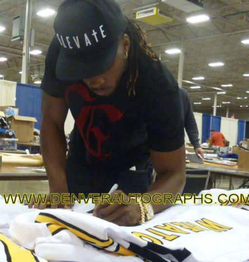 Markus Wheaton Autographed Pittsburgh Steelers White XL Jersey JSA 13787