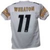 Markus Wheaton Autographed Pittsburgh Steelers White XL Jersey JSA 13787