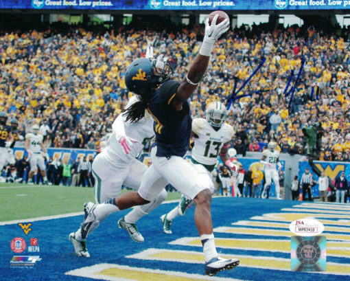Kevin White Autographed West Virginia Mountaineers 8x10 Photo JSA 13793 PF