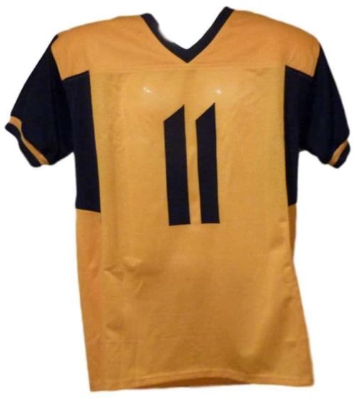 Kevin White Autographed West Virginia Mountaineers XL Yellow Jersey JSA 13798
