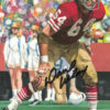 Dave Wilcox Autographed San Francisco 49ers Goal Line Art Card Black N/O 13810