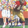 Dave Wilcox Autographed San Francisco 49ers Goal Line Art Card Blue HOF 13812