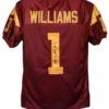 Mike Williams Autographed/Signed USC Trojans Red XL Jersey 13836
