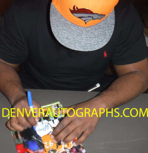 Sylvester Williams Autographed/Signed Denver Broncos 8x10 Photo 13841 PF