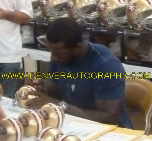 Patrick Willis Autographed/Signed San Francisco 49ers Mini Helmet JSA 13862