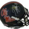 Patrick Willis Autographed/Signed Ole Miss Rebels Schutt Mini Helmet JSA 13863
