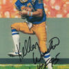 Kellen Winslow Autographed San Diego Chargers Goal Line Art Card HOF Black 13876