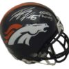 Derek Wolfe Autographed Denver Broncos Mini Helmet SB Champs JSA 13898