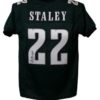 Duce Staley Autographed/Signed Philadelphia Eagles Green XL Jersey JSA 13907
