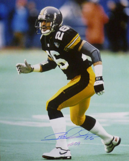 Rod Woodson Autographed/Signed Pittsburgh Steelers 16x20 Photo HOF 13914