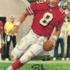 Steve Young Autographed San Francisco 49ers Goal Line Art Card Black JSA 13938