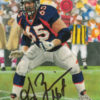 Gary Zimmerman Autographed Denver Broncos Goal Line Art Card HOF Black 13967