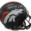 Denver Broncos SB MVP Autographed Authentic Helmet Miller Elway Davis JSA 13983